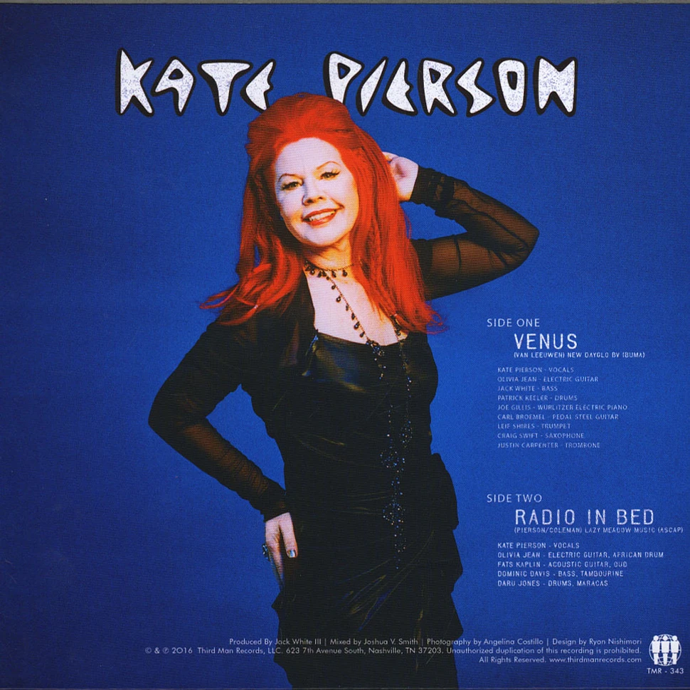 Kate Pierson (of The B-52s) - Venus / Radio in Bed