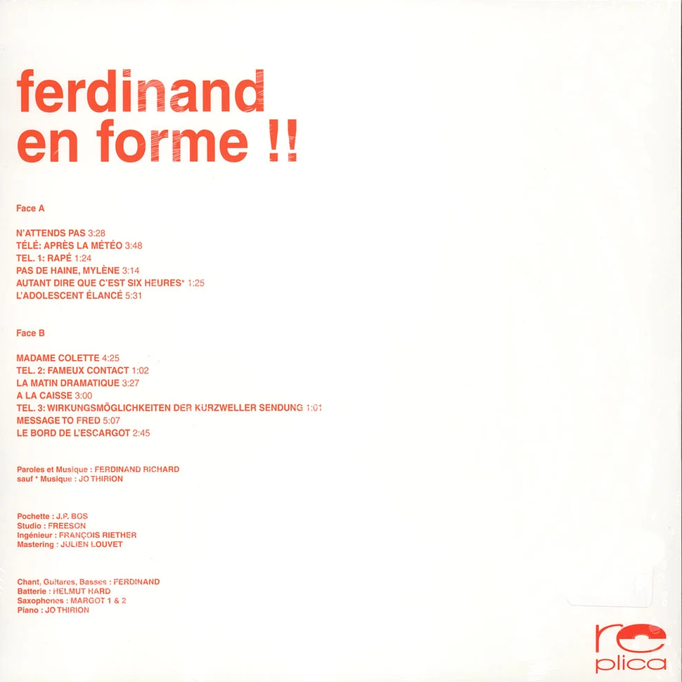Ferdinand Richard - En Forme!!