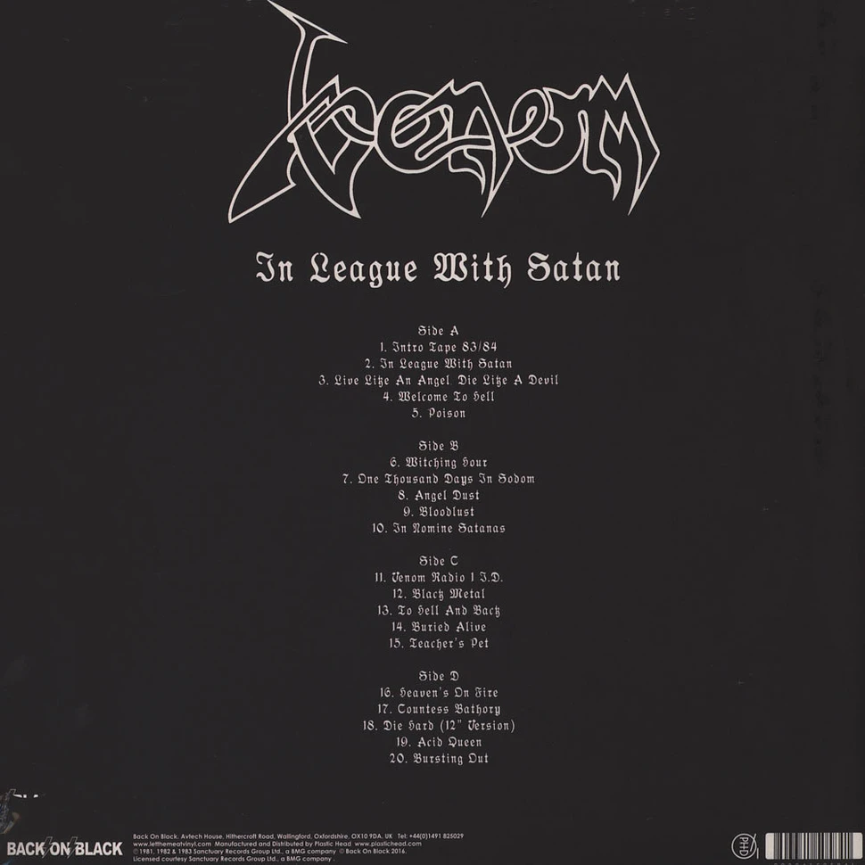 Venom - In League With Satan Volume 1