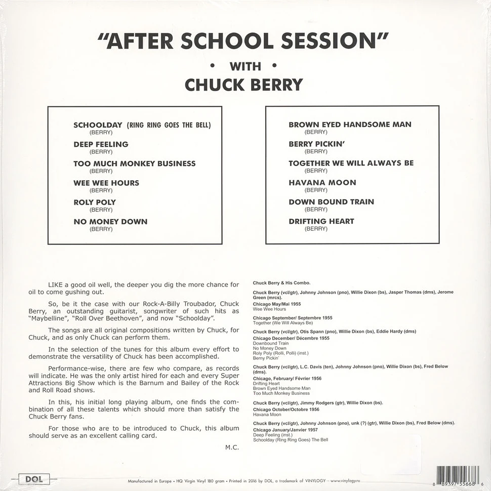 Chuck Berry - After School Session 180g Vinyl Edition
