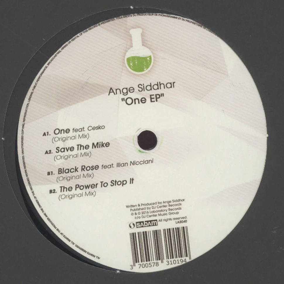 Ange Siddhar - One EP