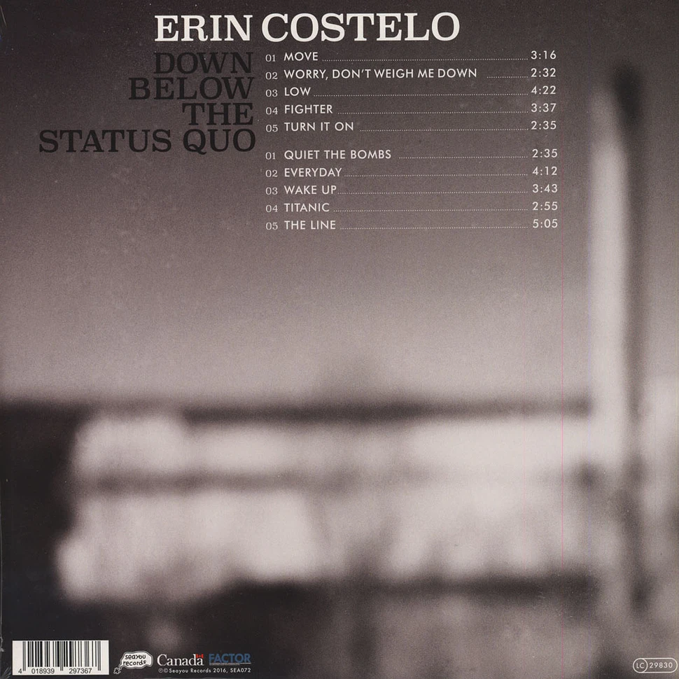 Erin Costelo - Down Below, The Status Quo