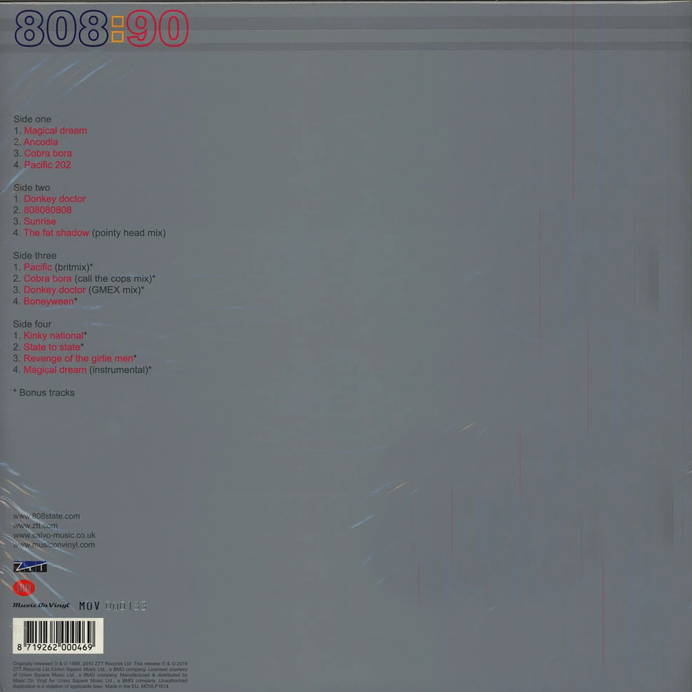 808 State - 808:90 Expanded Transparent Blue Vinyl Edition