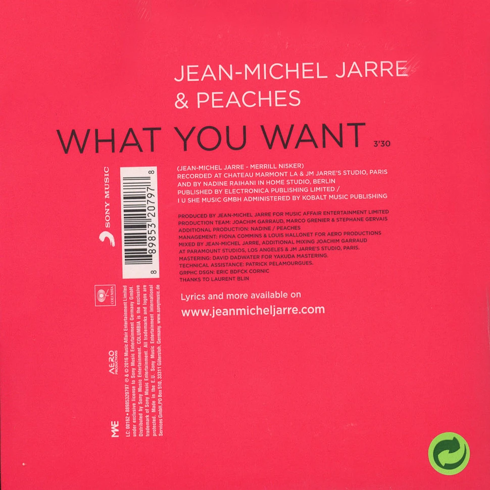 Jean-Michel Jarre - What You Want Feat. Peaches