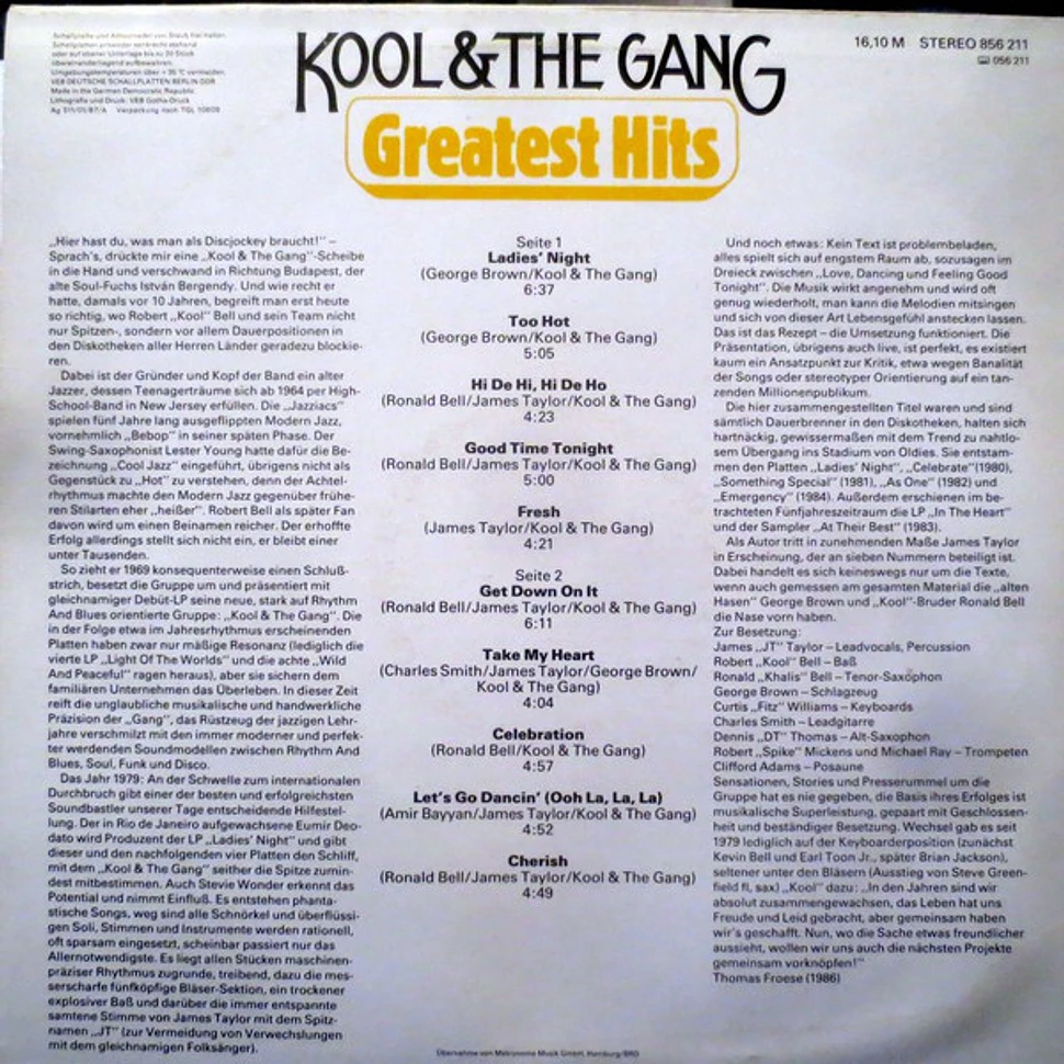Kool & The Gang - Greatest Hits