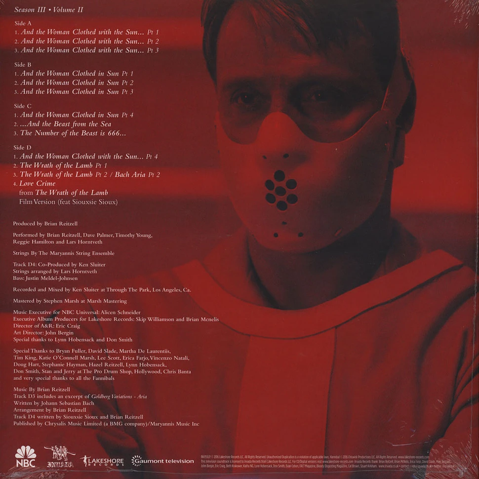 Brian Reitzell - OST Hannibal Season 3 Volume 2