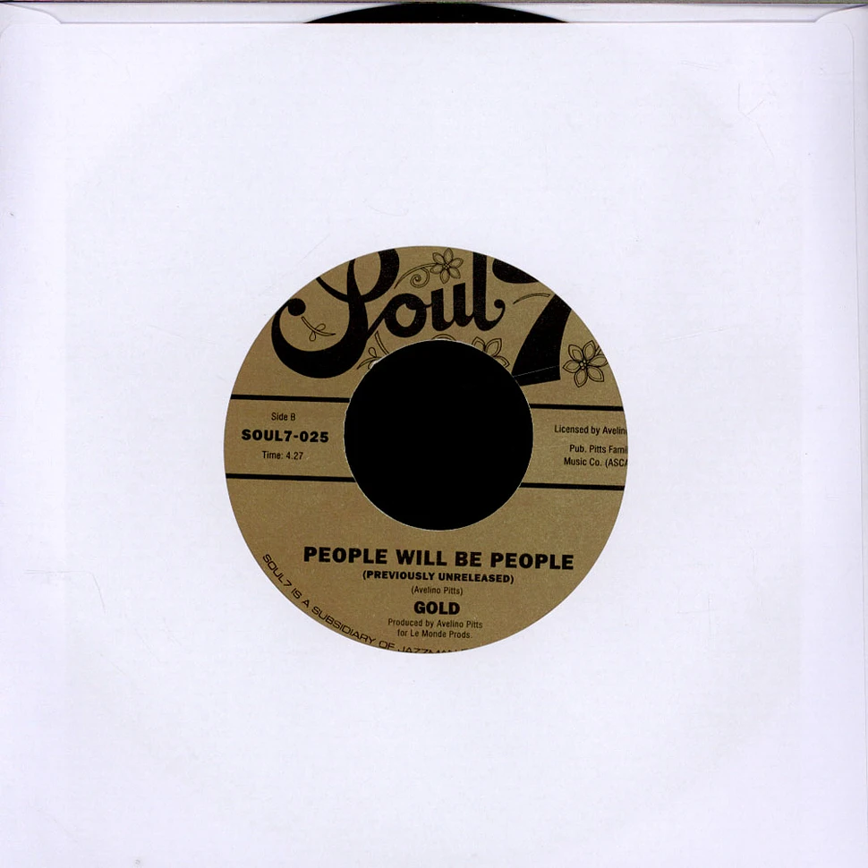 Gold - What About The Child (Take 6) / People Will Be People