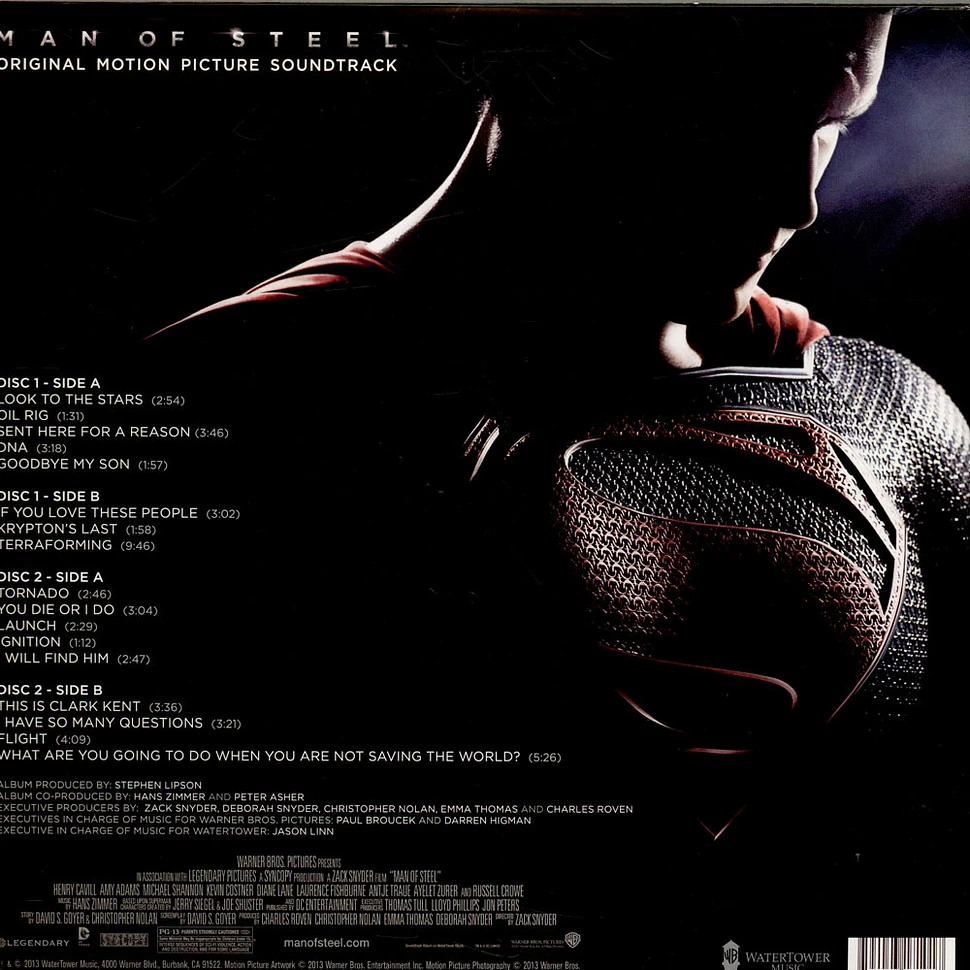 Hans Zimmer - Man Of Steel - Original Motion Picture Soundtrack