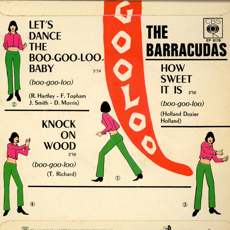 The Barracudas - Let's Dance The Boo-Goo-Loo Baby / Knock On Wood