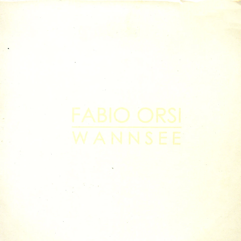 Fabio Orsi - Wannsee