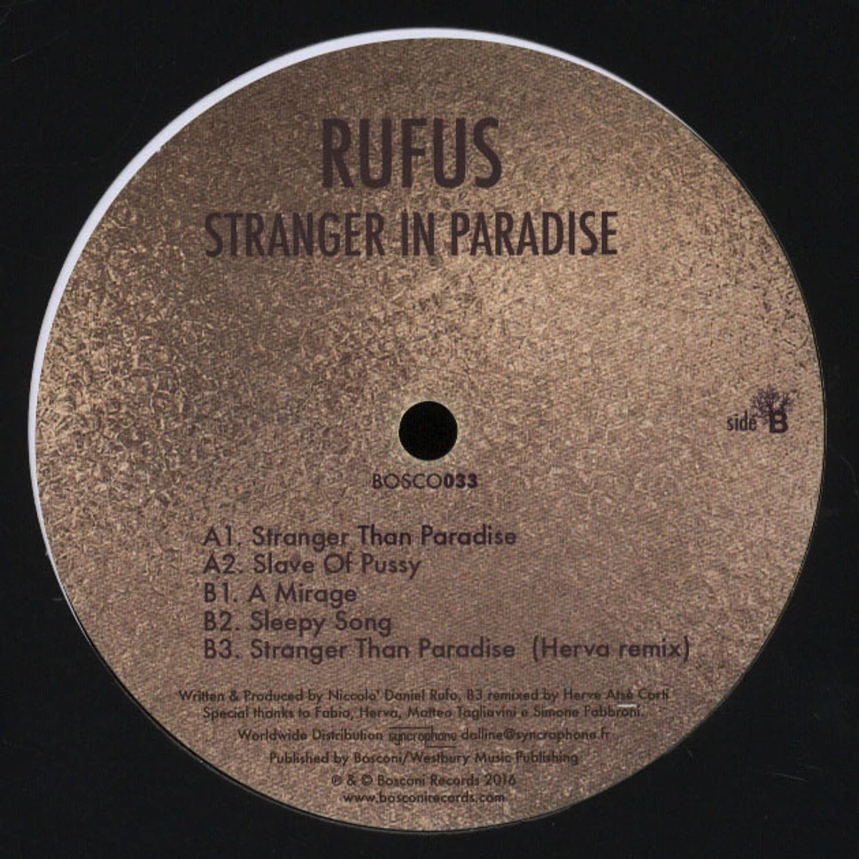 Rufus - Stranger In Paradise