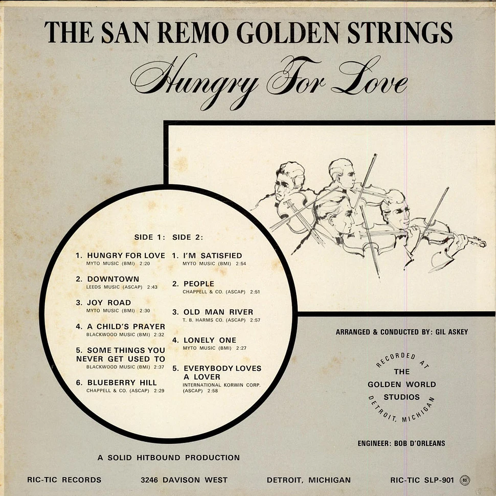 San Remo Golden Strings - Hungry For Love