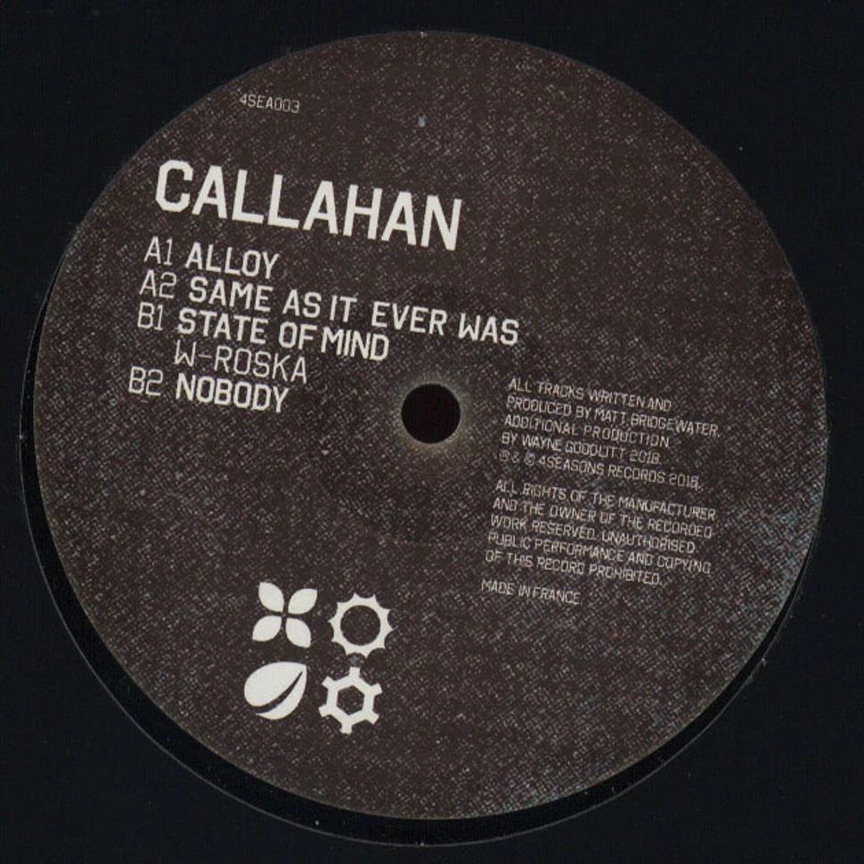 Callahan - Alloy EP