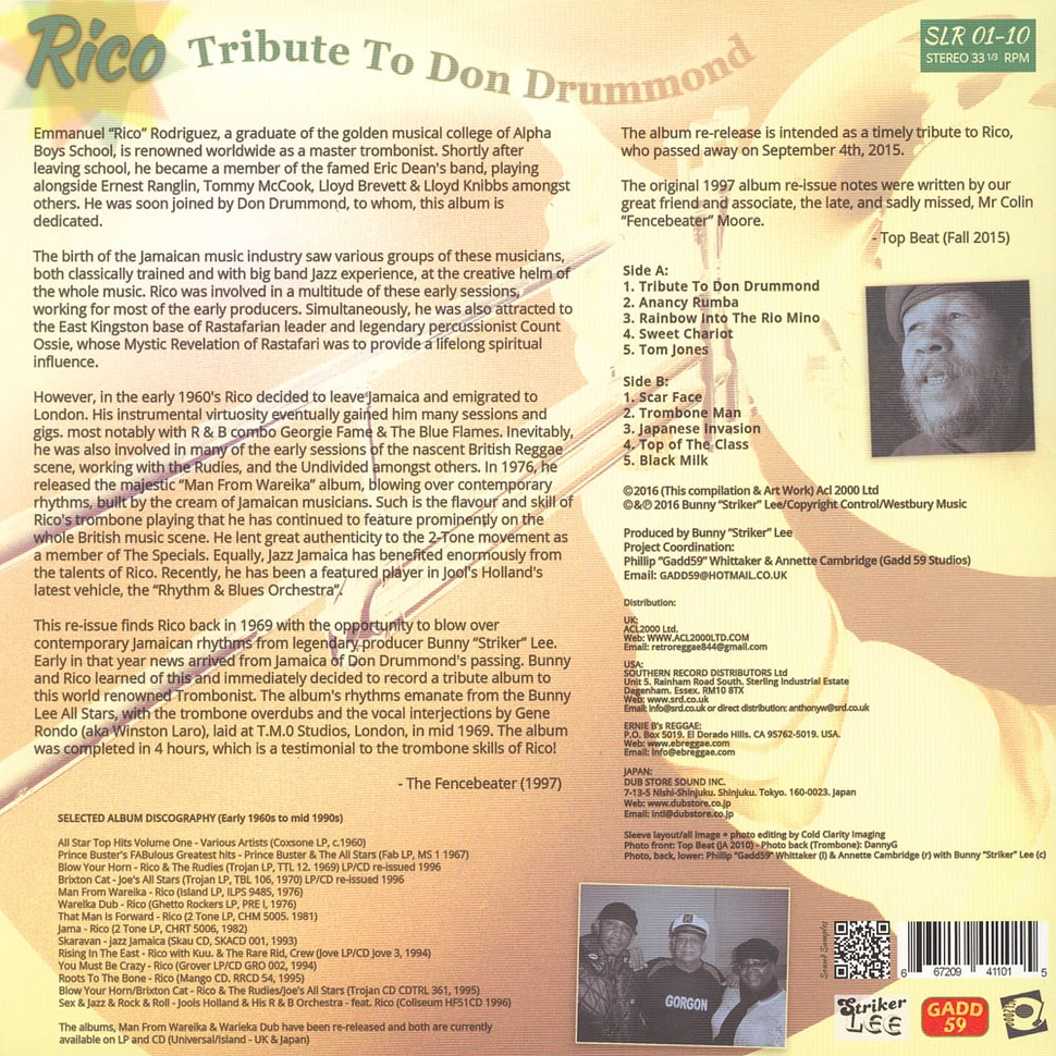 Rico Rodriquez - Tribute To Don Drummond