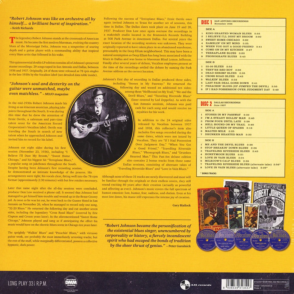 Robert Johnson - Genius Of The Blues - The Complete Master Takes
