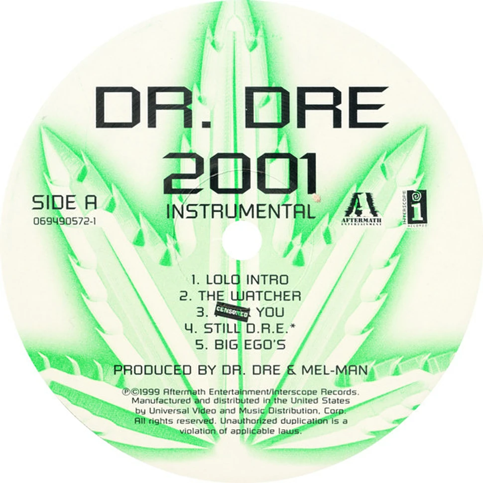 Dr. Dre - 2001 (Instrumental)
