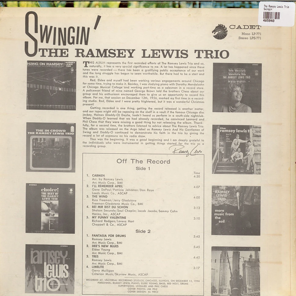 The Ramsey Lewis Trio - Swingin'