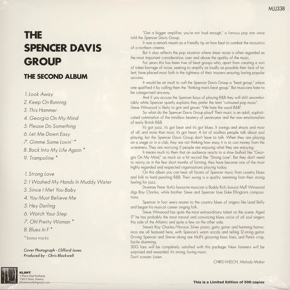 The Spencer Davis Group - The Second Album