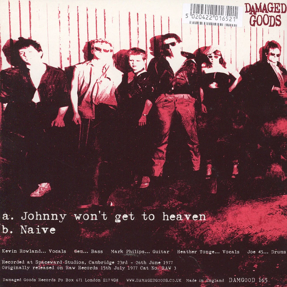 The Killjoys - Johnny Won't Get To Heaven
