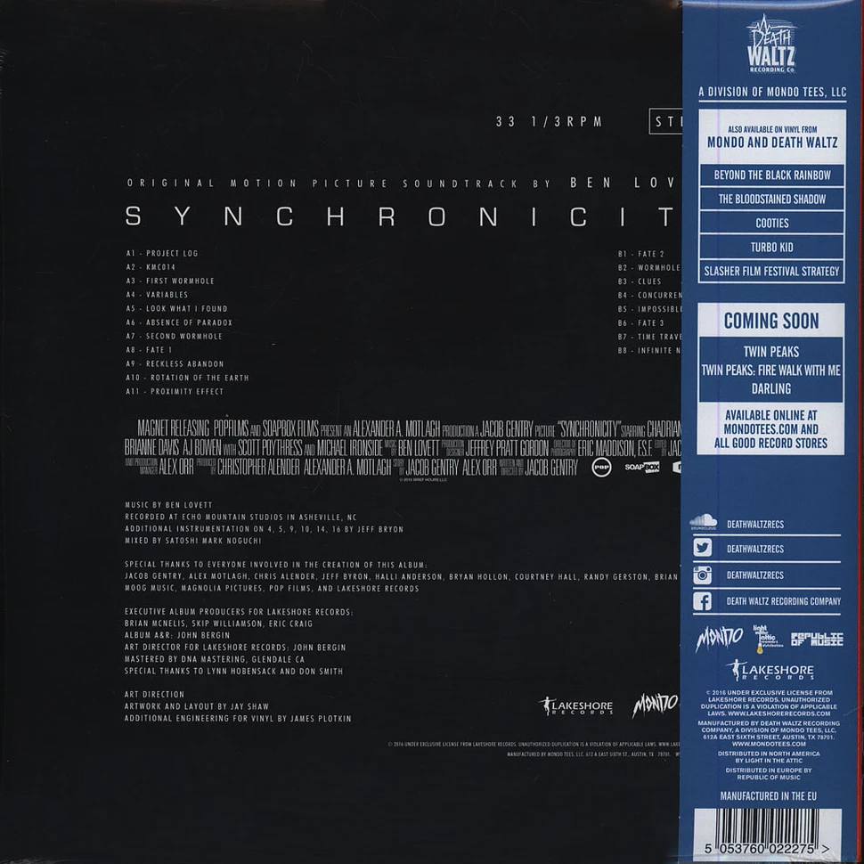 Ben Lovett - OST Synchronicity