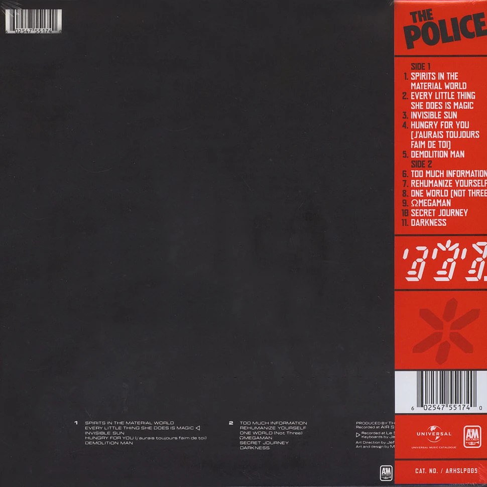 The Police - Ghost In The Machine Half-Speed Master Edition