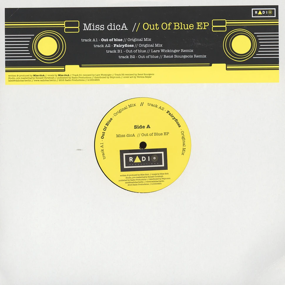 Miss Dica - Out of Blue EP Lars Wickinger & Rene Bourgeois Remix