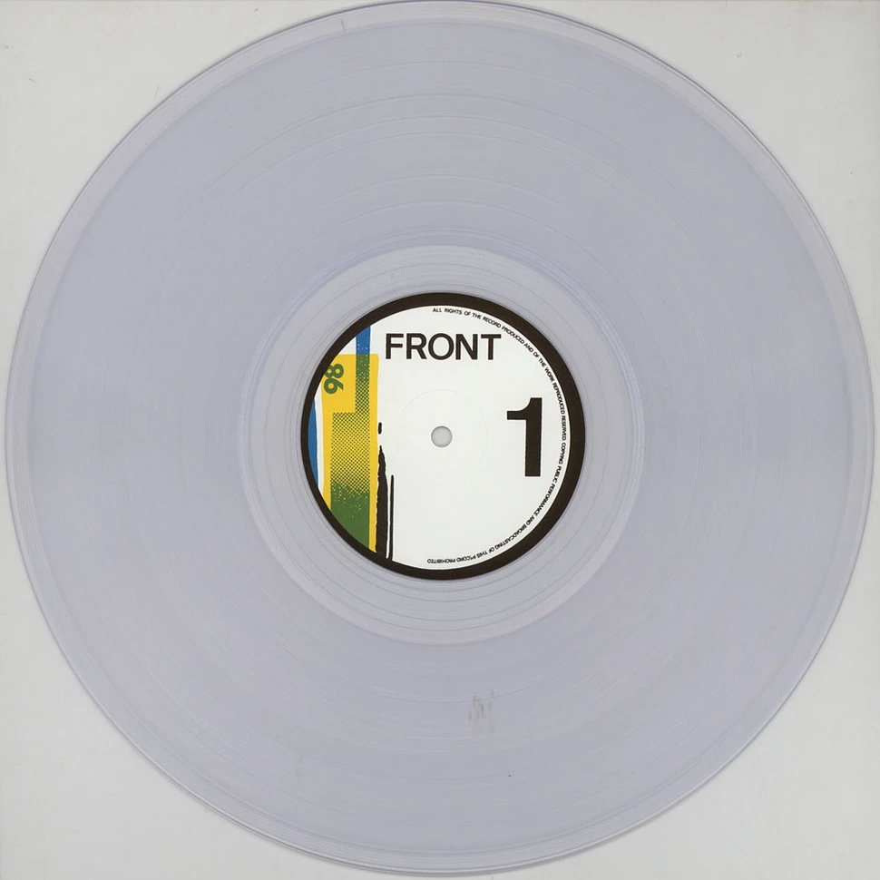 Front 242 - Geography Clear Vinyl Edition