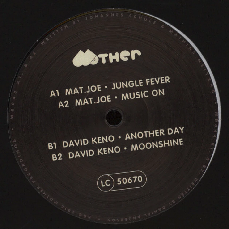 Mat.Joe & David Keno - Jungle Fever / Another Day