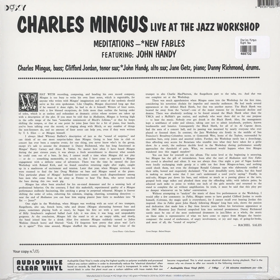 Charles Mingus - Right Now