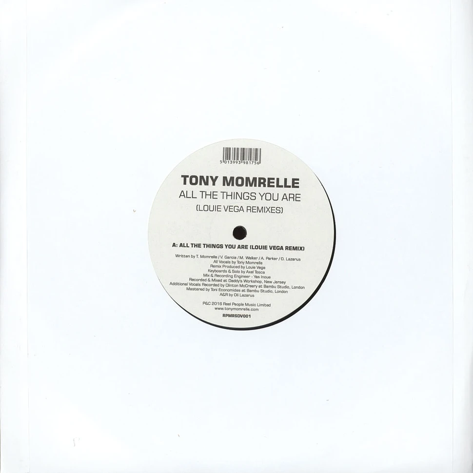 Tony Momrelle - All The Things You Are Louie Vega Remixes