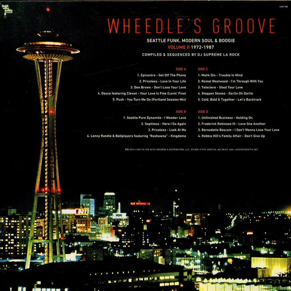 V.A. - Wheedle's Groove: Seattle Funk, Modern Soul And Boogie Volume II 1972-1987