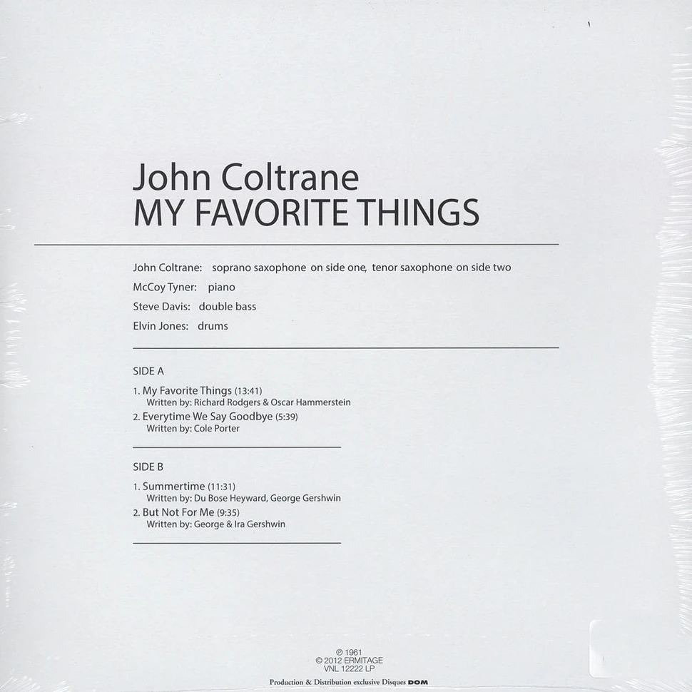 John Coltrane - My Favorite Things