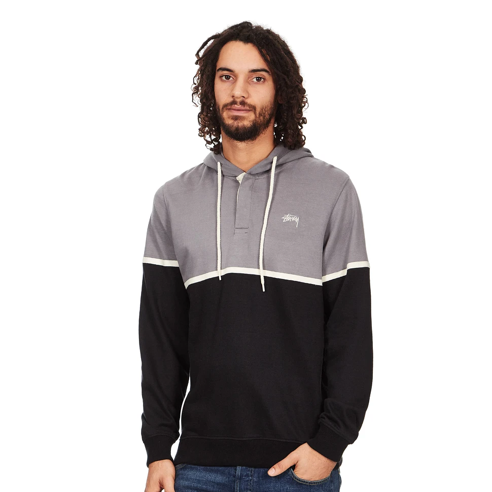Stüssy - Hooded Rugby Sweater