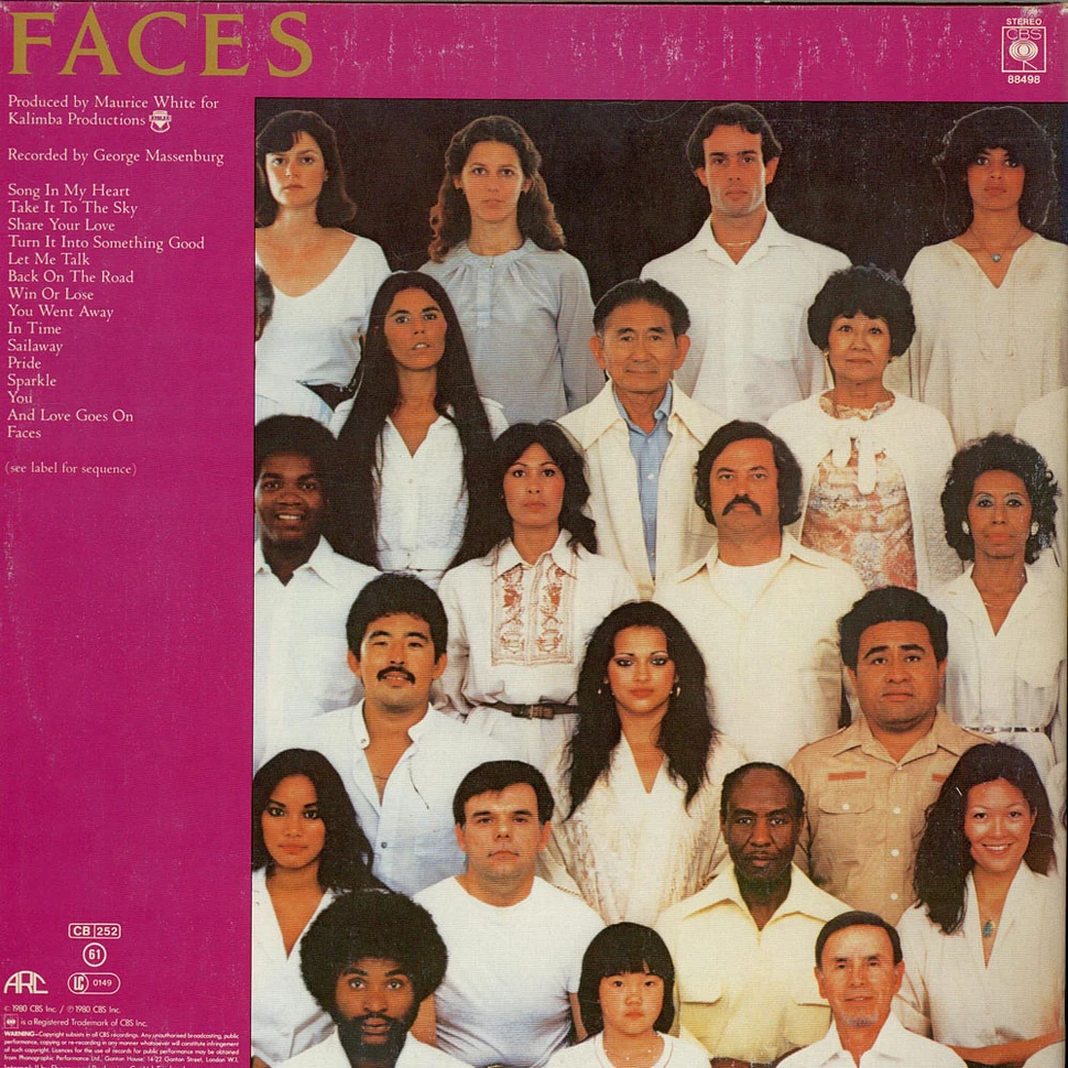 Earth, Wind & Fire - Faces