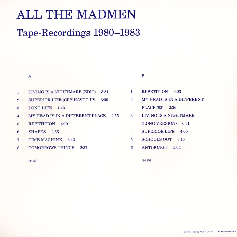 All The Madman - Early Tape Recordings