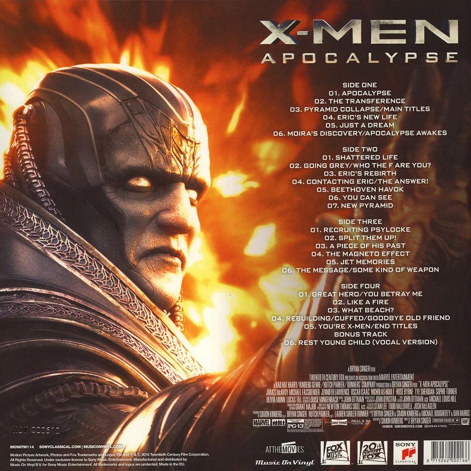 John Ottman - OST X-Men: Apocalypse Orange / Yellow Vinyl Edition