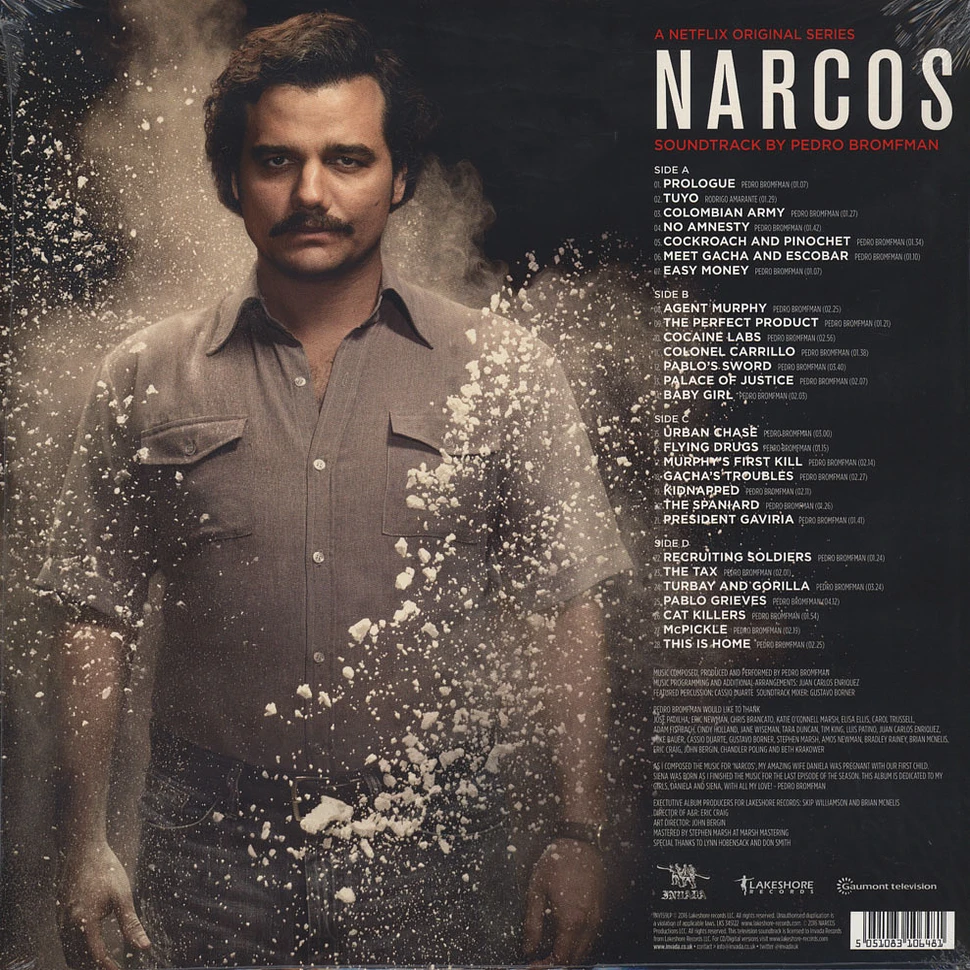 Pedro Bromfman - Narcos - Original Soundtrack Red Black Vinyl Edition
