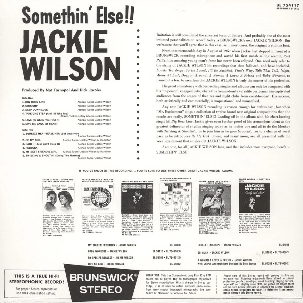 Jackie Wilson - Somethin Else!!