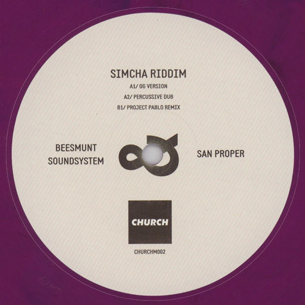 Beesmunt Soundsystem & San Proper - Simcha Riddim