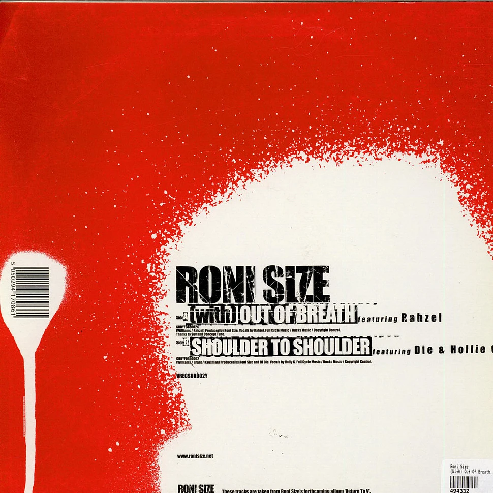 Roni Size - (With) Out Of Breath / Shoulder To Shoulder