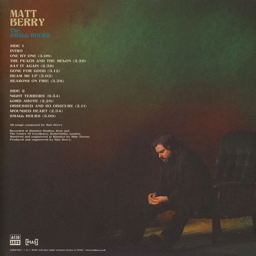 Matt Berry - The Small Hours