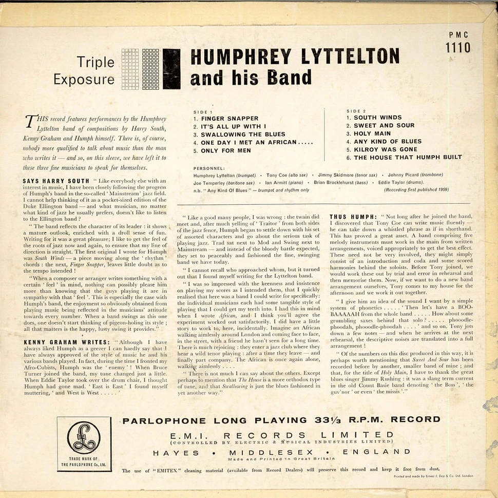 Humphrey Lyttelton - Triple Exposure