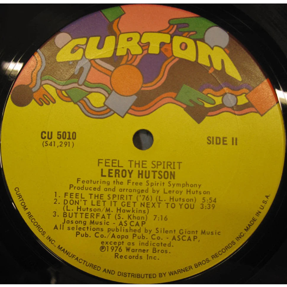 Leroy Hutson Featuring The Free Spirit Symphony - Feel The Spirit