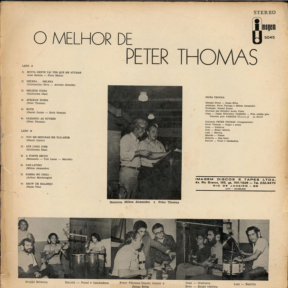 Peter Thomas - O Melhor De Peter Thomas