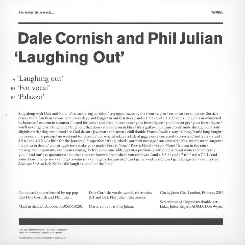 Dale Cornish & Phil Julian - Laughing Out