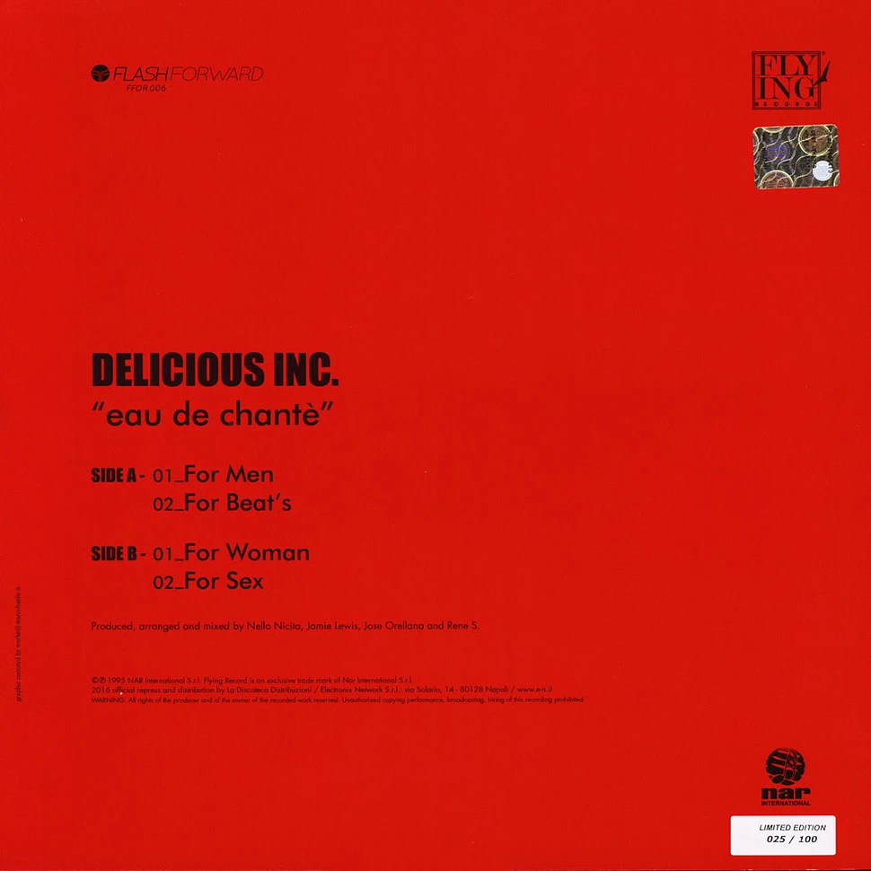 Delicious Inc - Eau De Chante Red Vinyl Edition