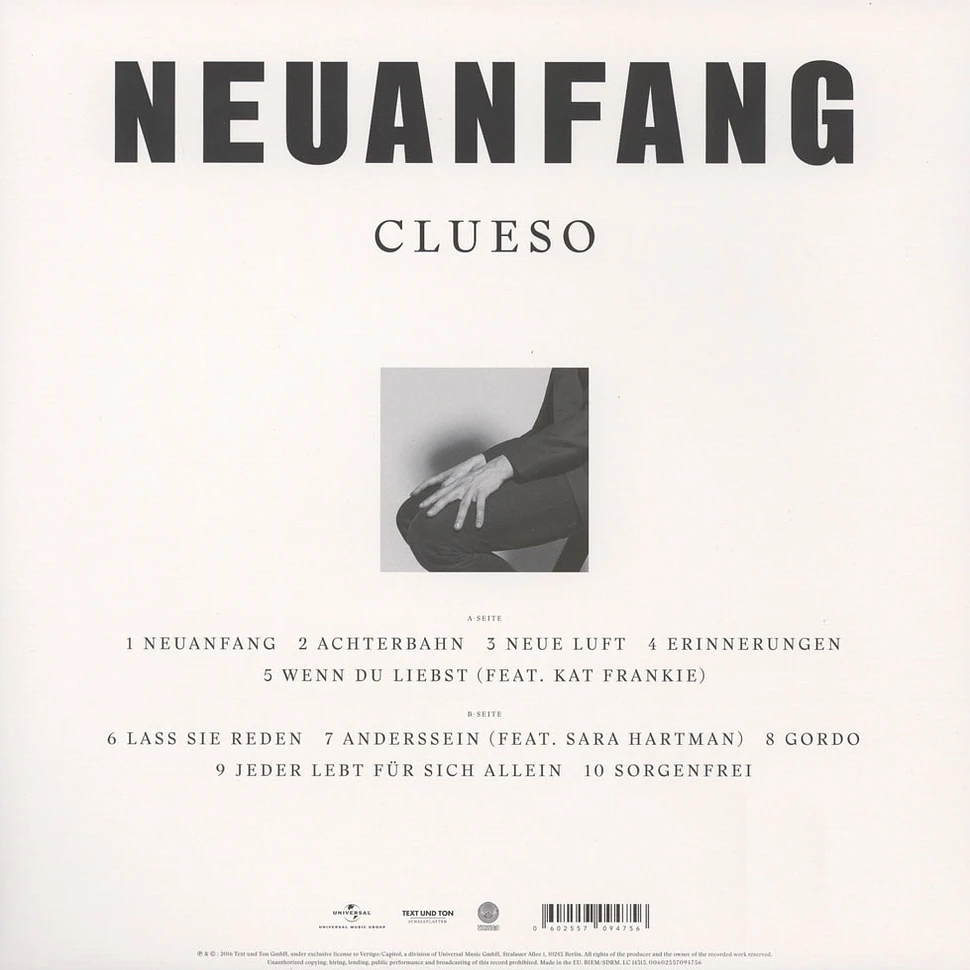 Clueso - Neuanfang