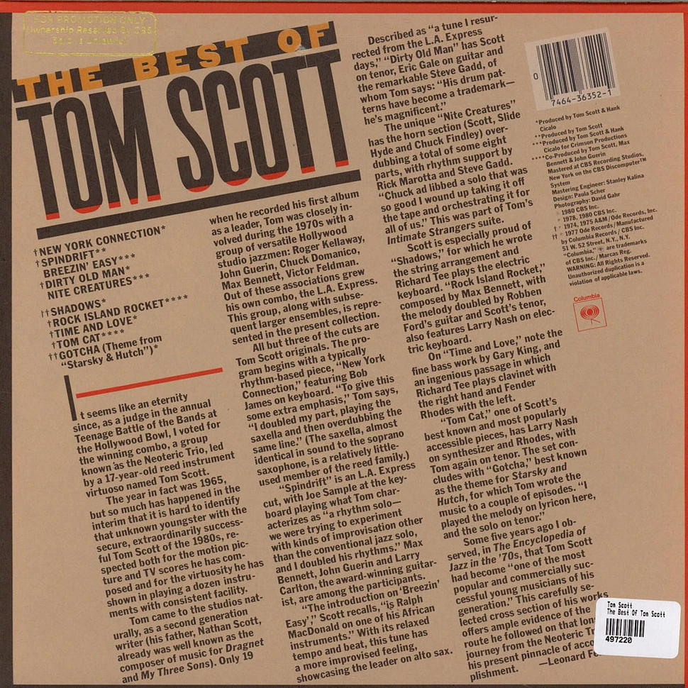 Tom Scott - The Best Of Tom Scott