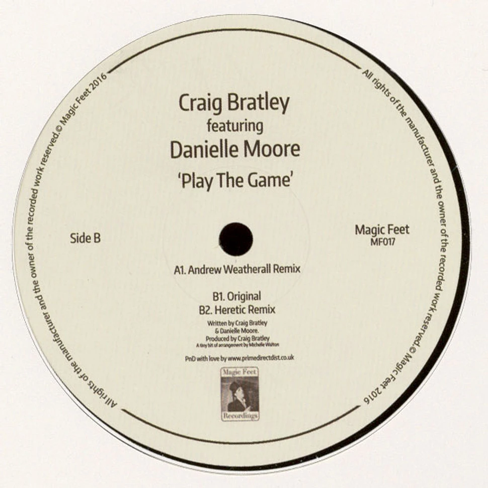 Craig Bratley - Play The Game Feat. Danielle Moore