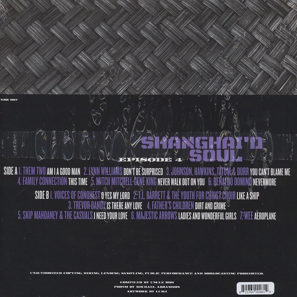 V.A. - Shanghai'd Soul: Episode 4 Black Vinyl Edition